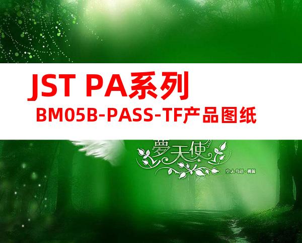 JST PA系列 BM05B-PASS-TF产品图纸